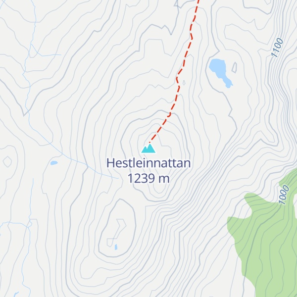 Map of Hestleinnattan