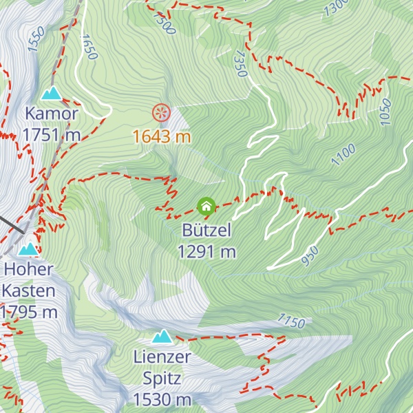 Map of Bützel