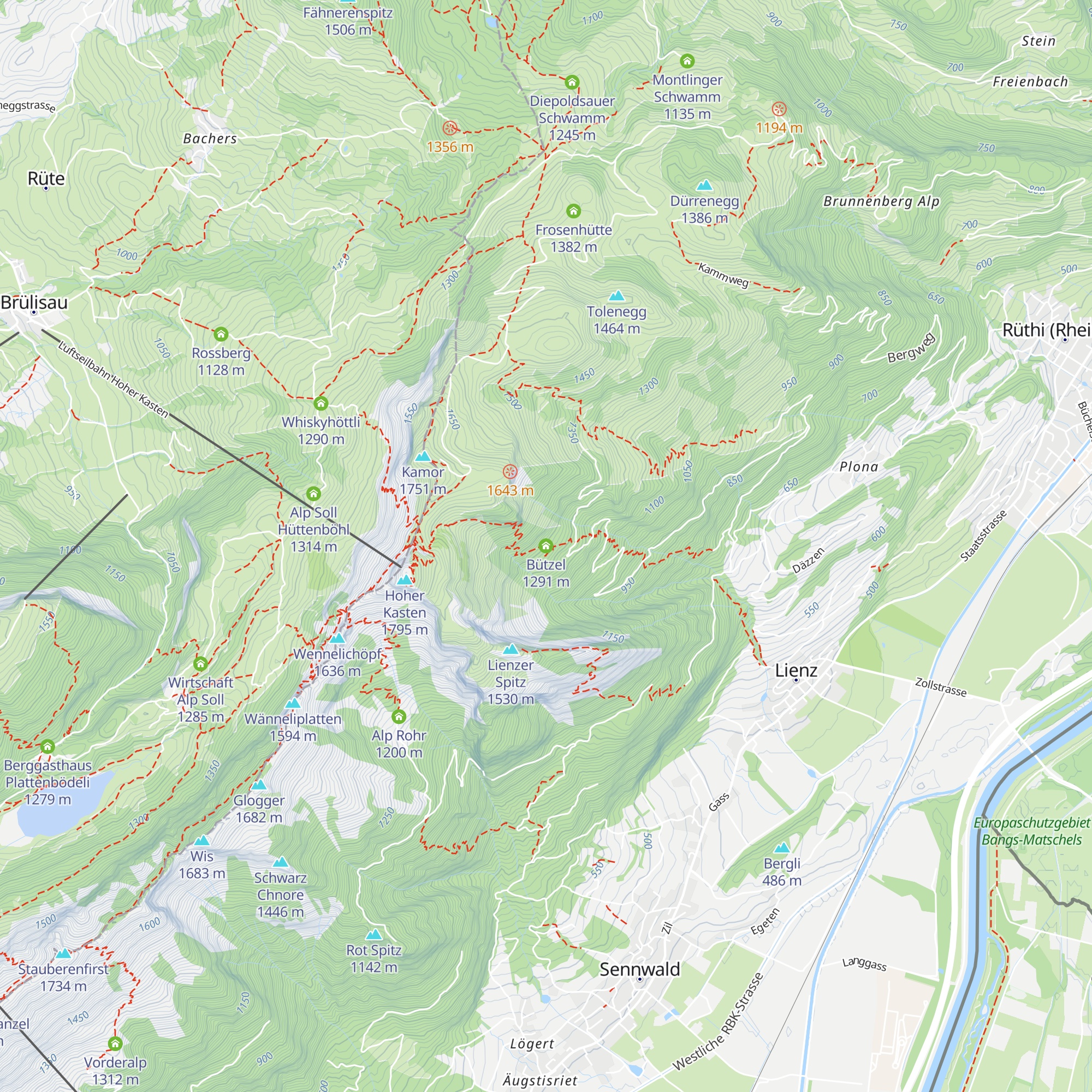 Bützel map