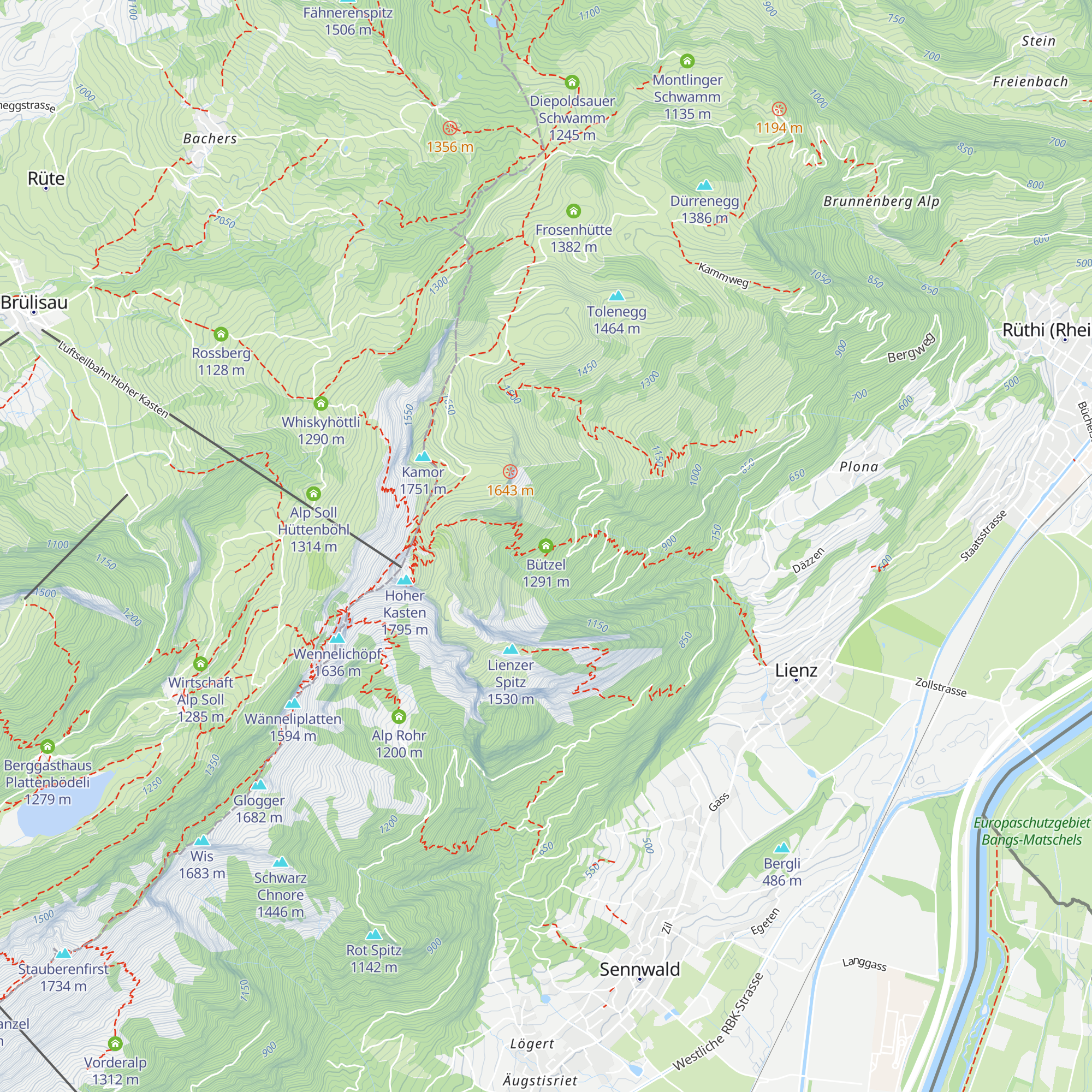 Bützel map