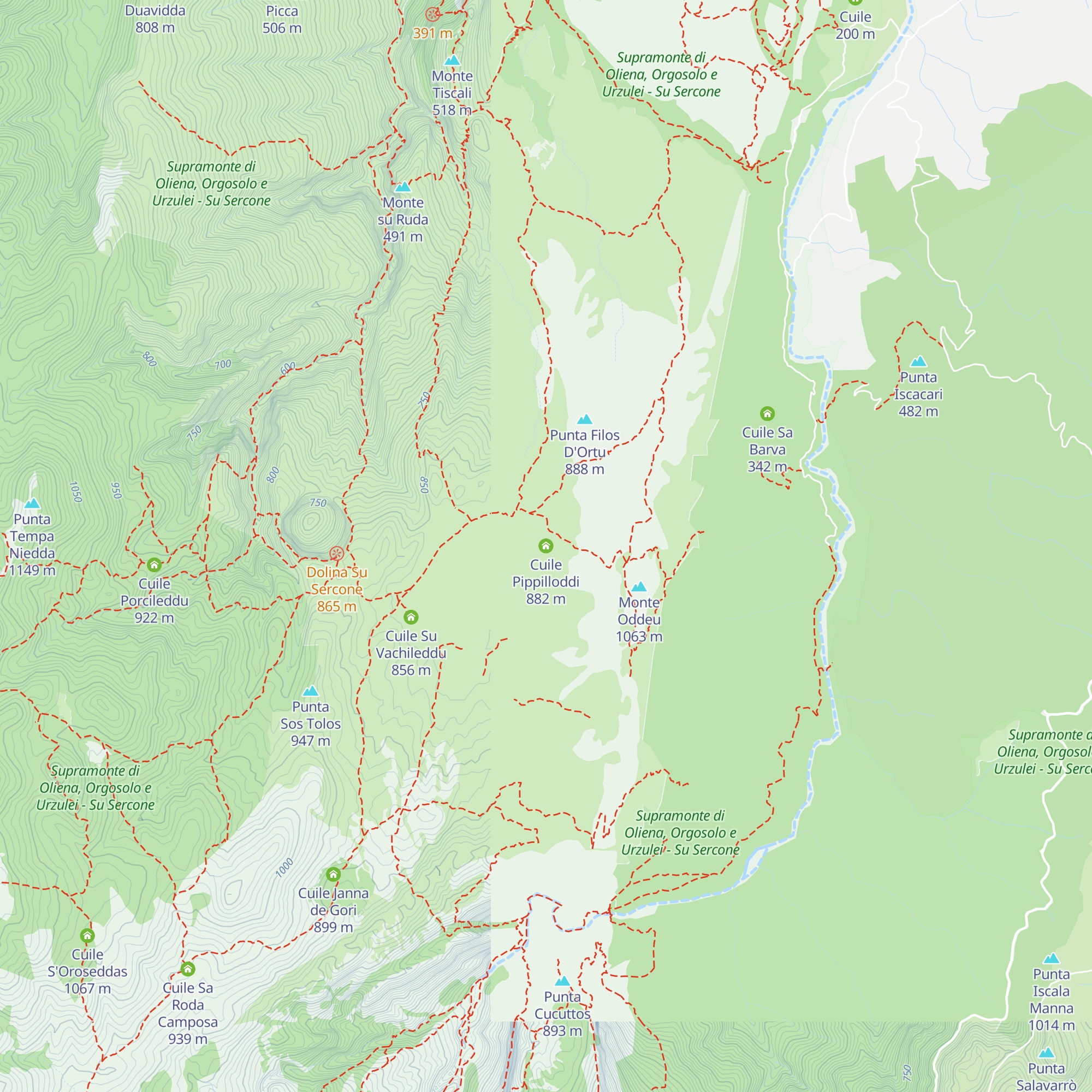 Cuile Pippilloddi map
