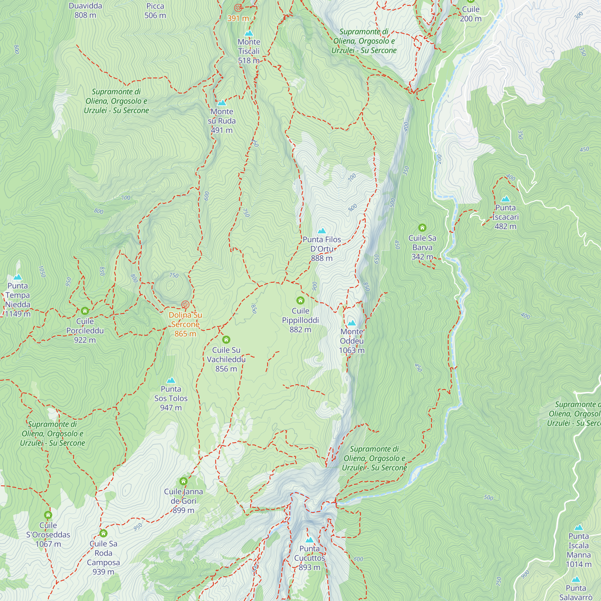 Cuile Pippilloddi map