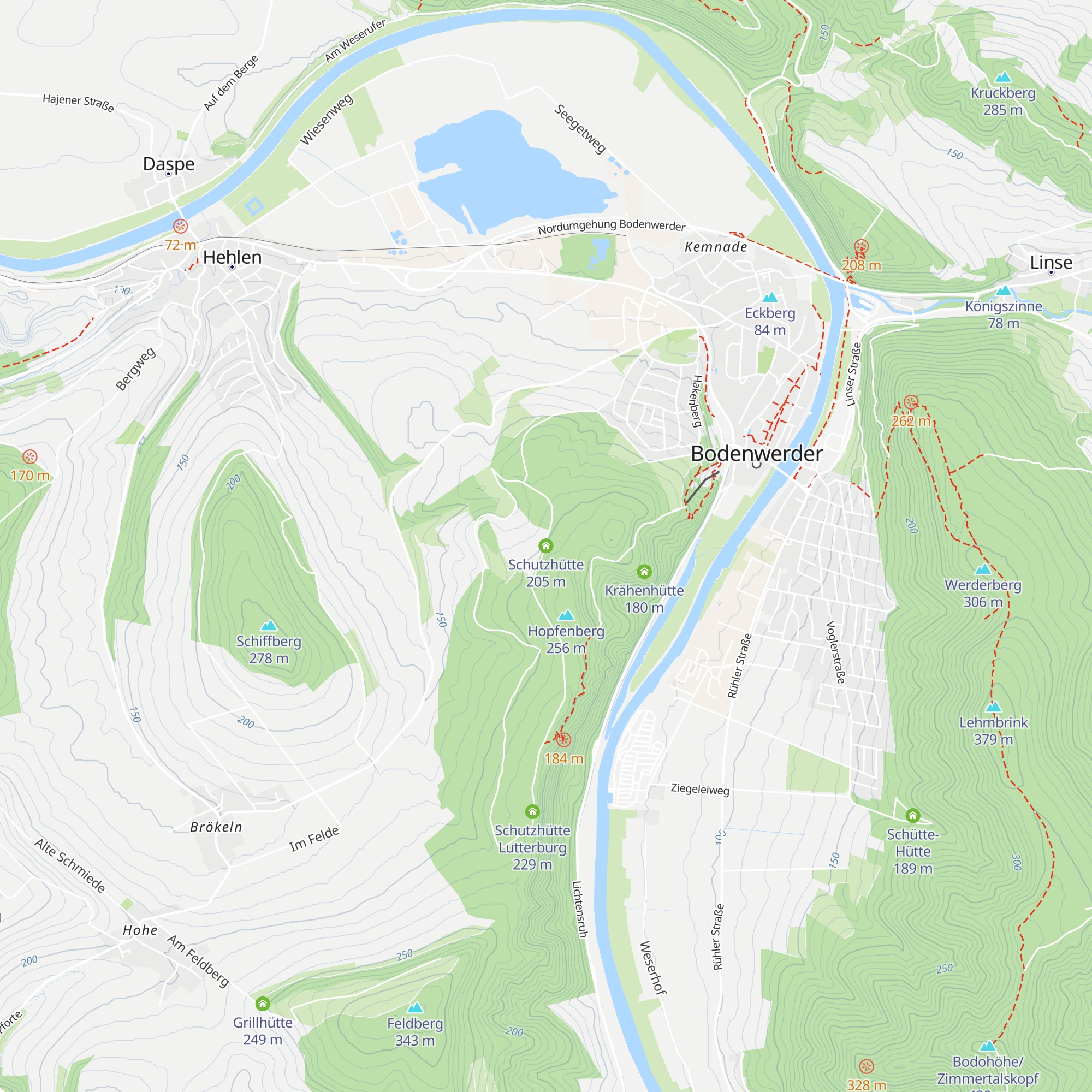 Schutzhütte map