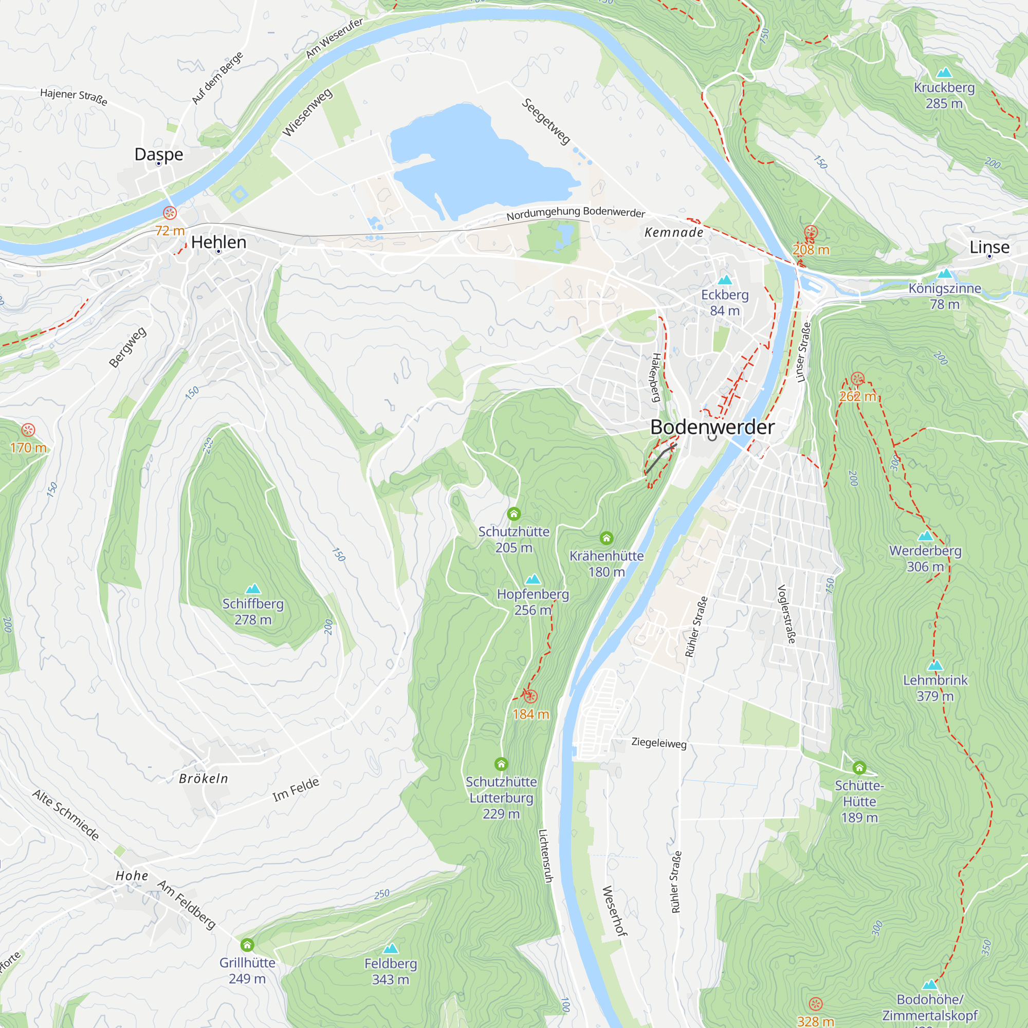 Schutzhütte map