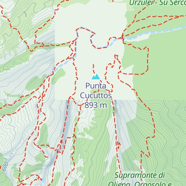 Map of Cuile Cucuttos