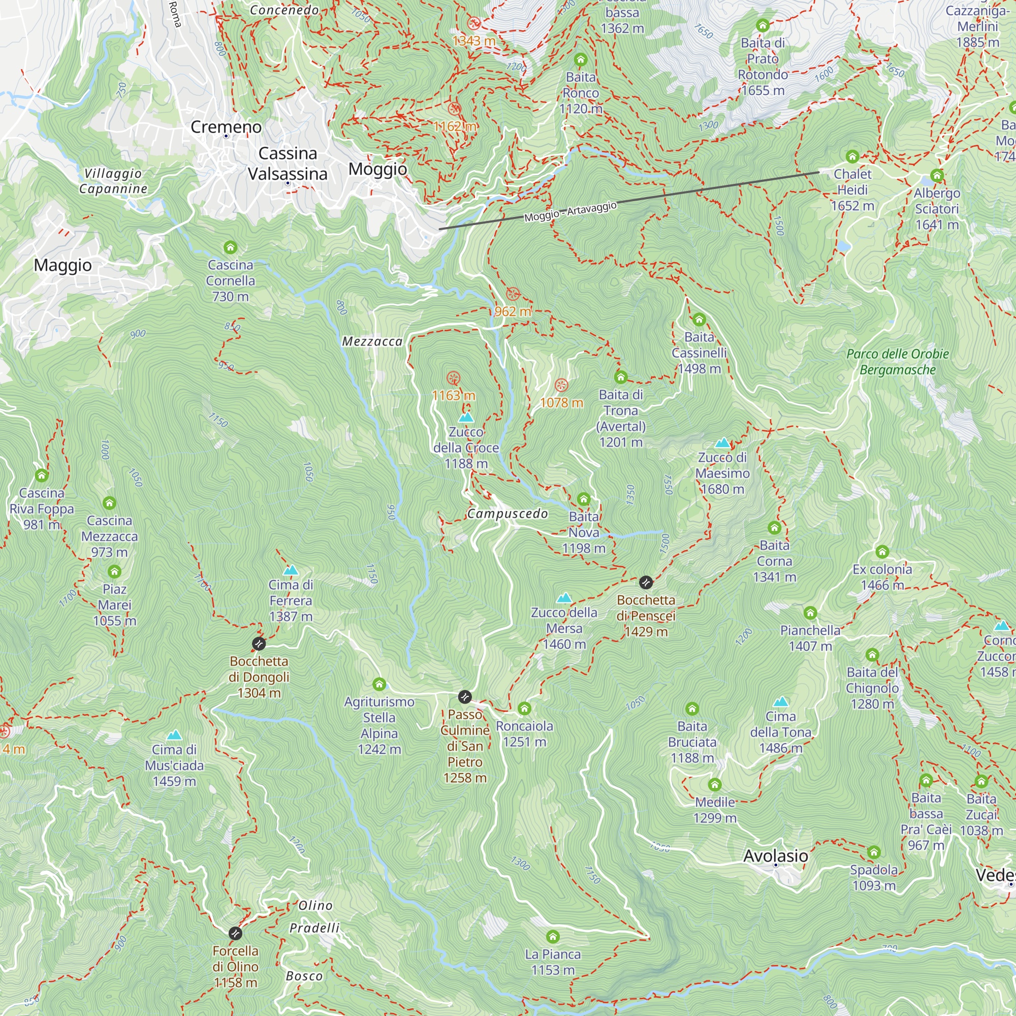 Cascina Giuliano map