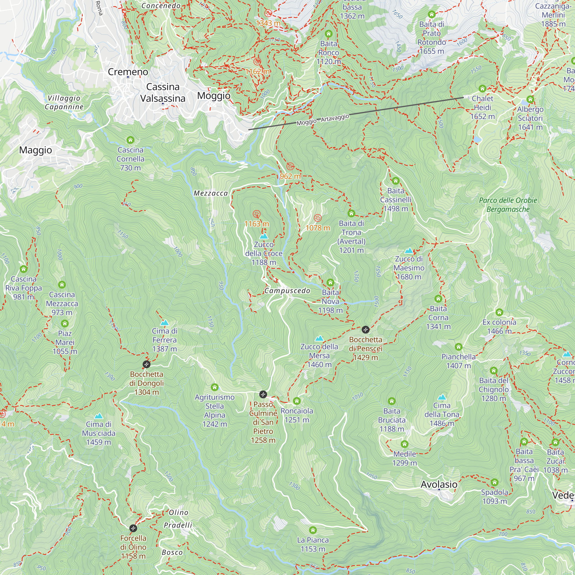 Cascina Giuliano map