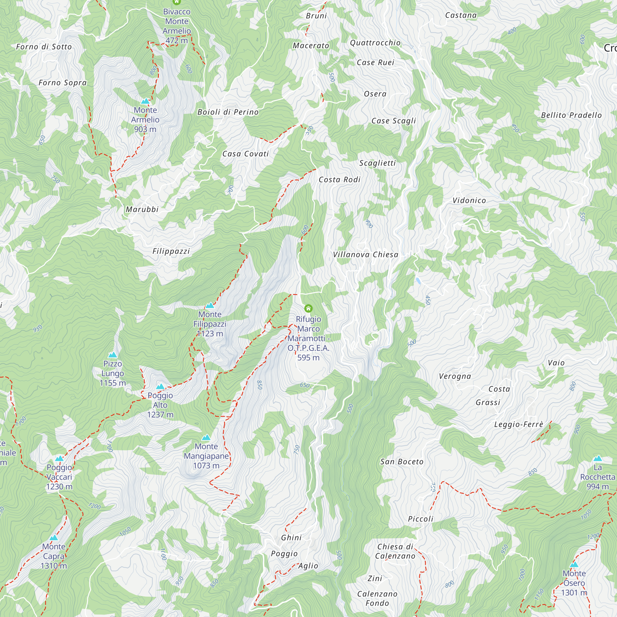 Rifugio Marco Maramotti - O.T.P.G.E.A. map