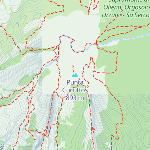 Map of Punta Cucuttos