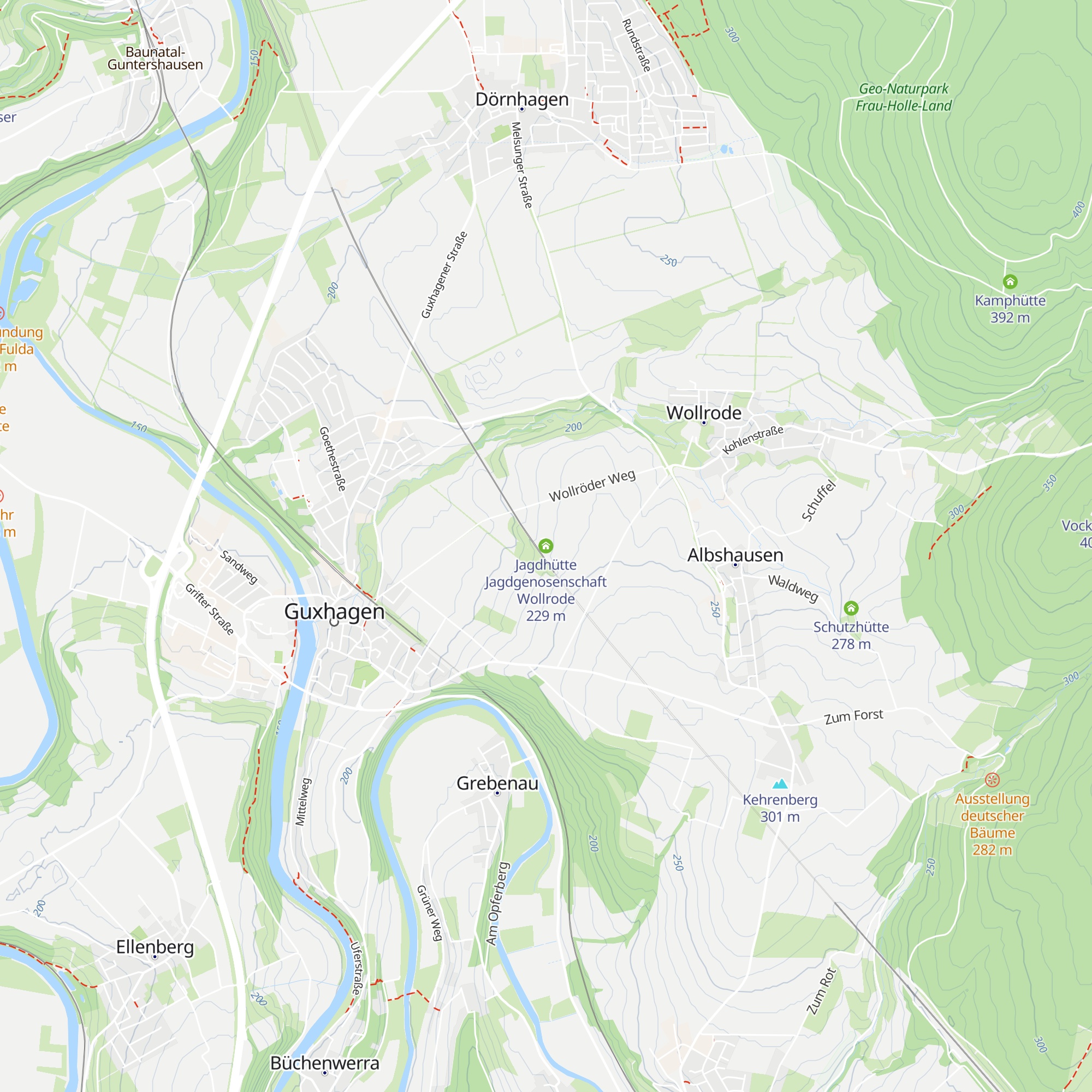 Jagdhütte Jagdgenosenschaft Wollrode map