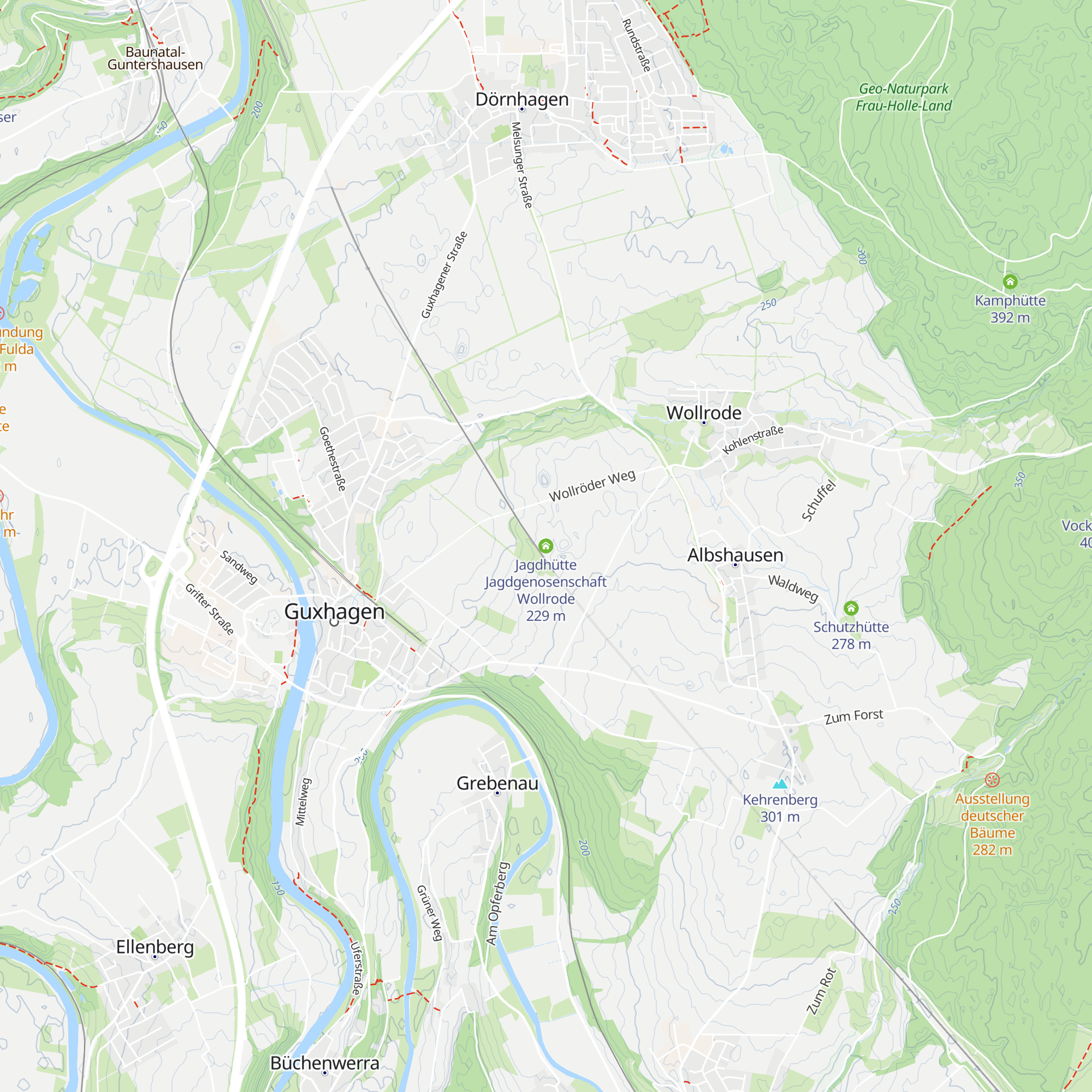 Jagdhütte Jagdgenosenschaft Wollrode map