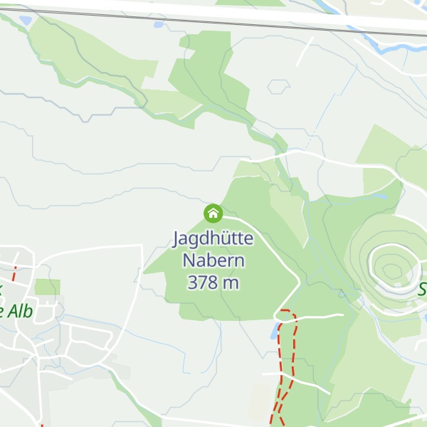 Map of Jagdhütte Nabern