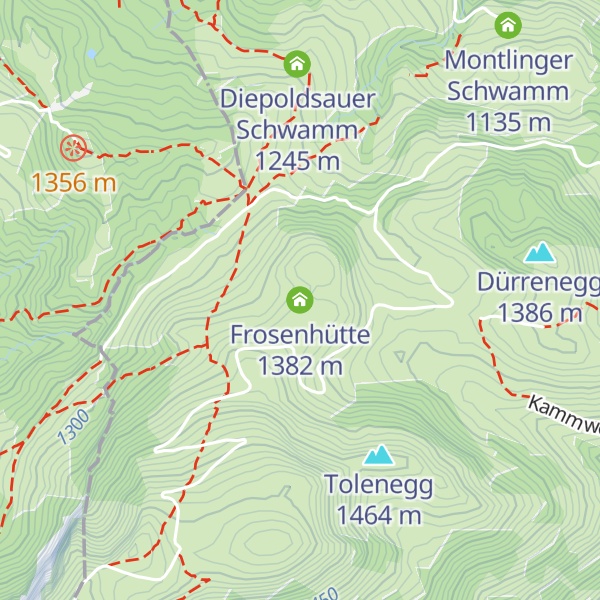 Map of Frosenhütte