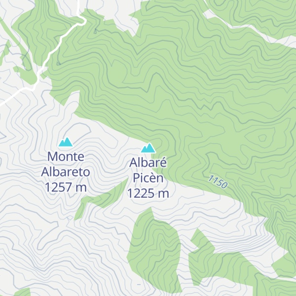 Map of Albaré Picèn