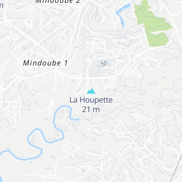 Map of La Houpette