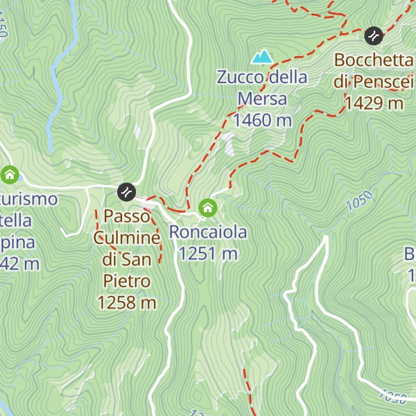 Map of Roncaiola