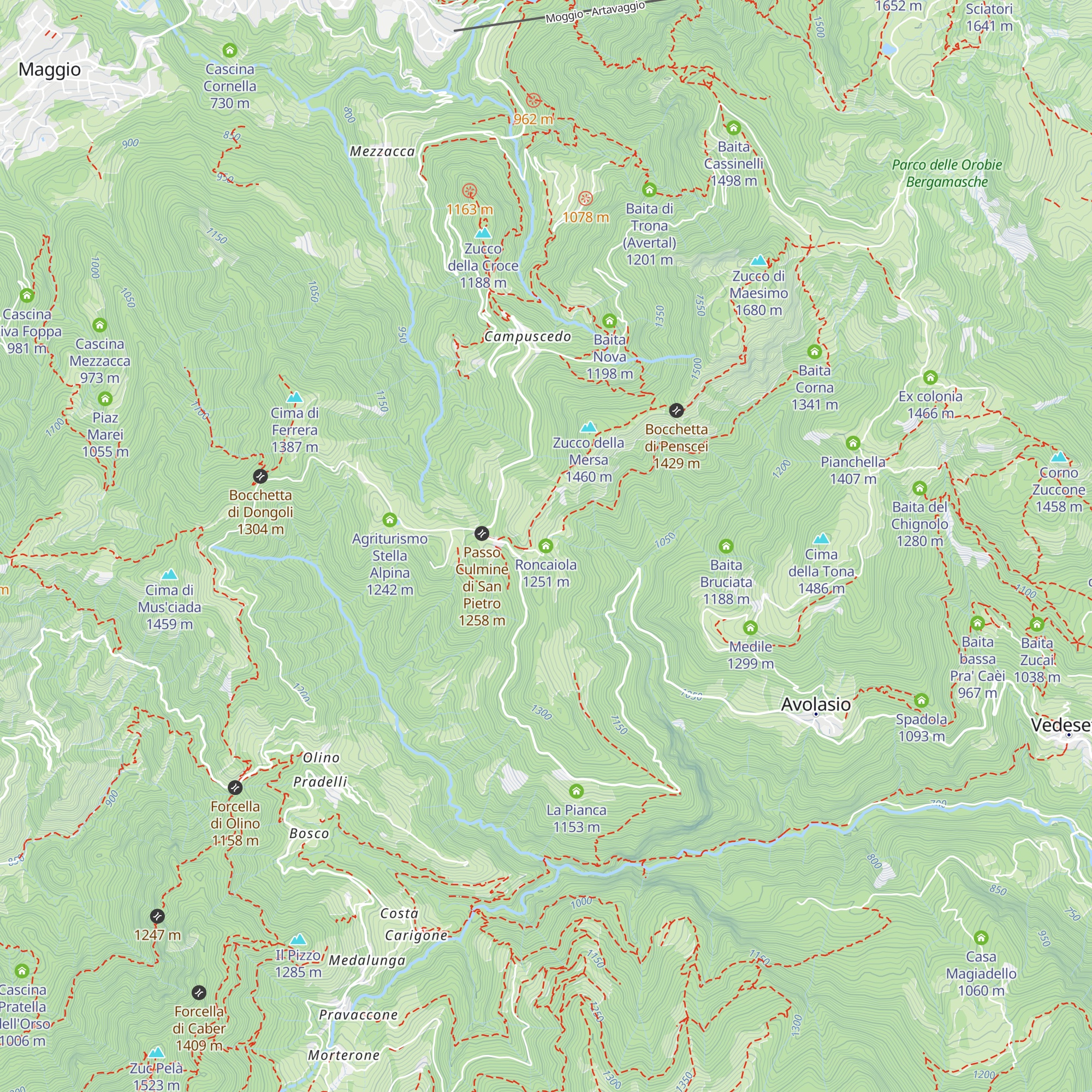 Roncaiola map