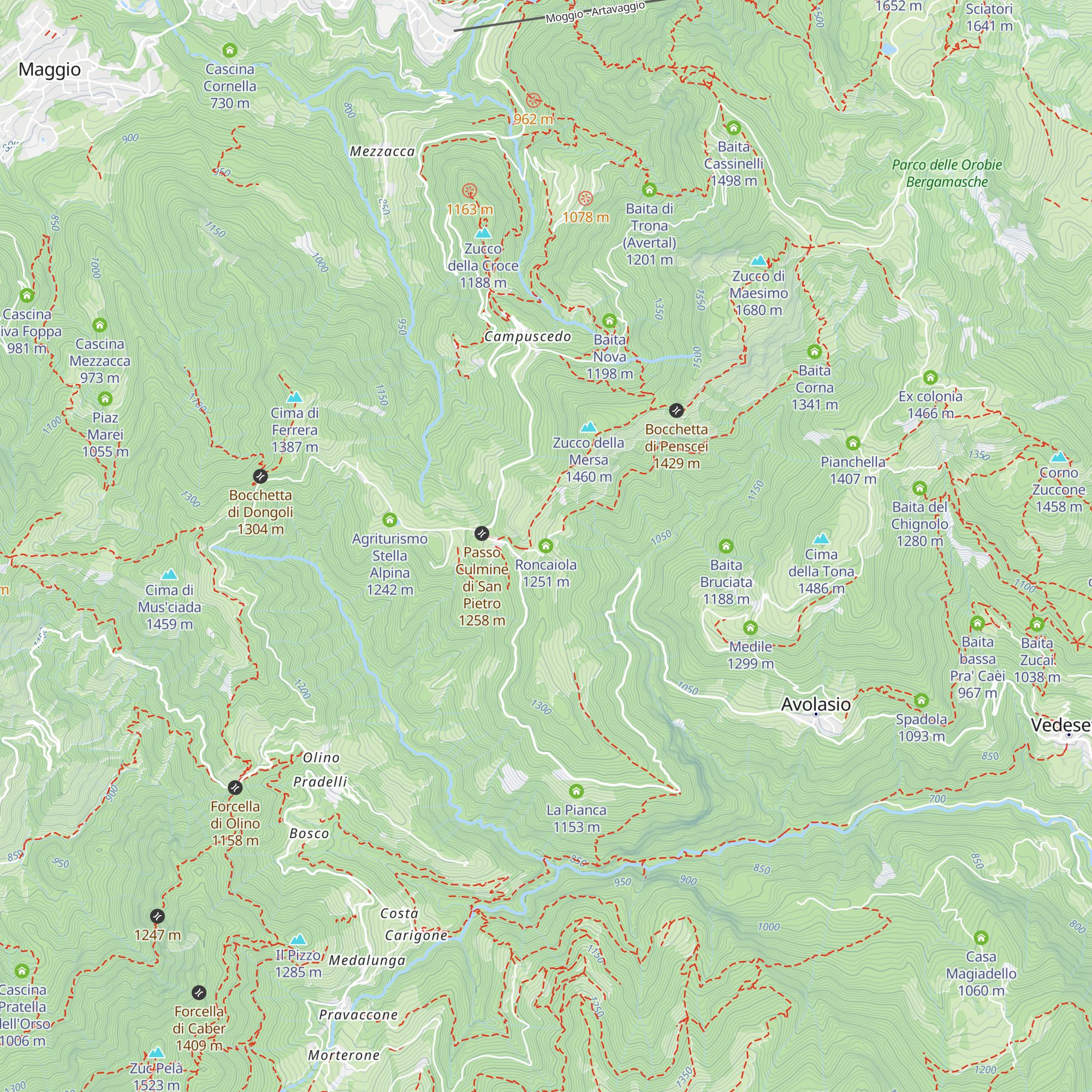 Roncaiola map