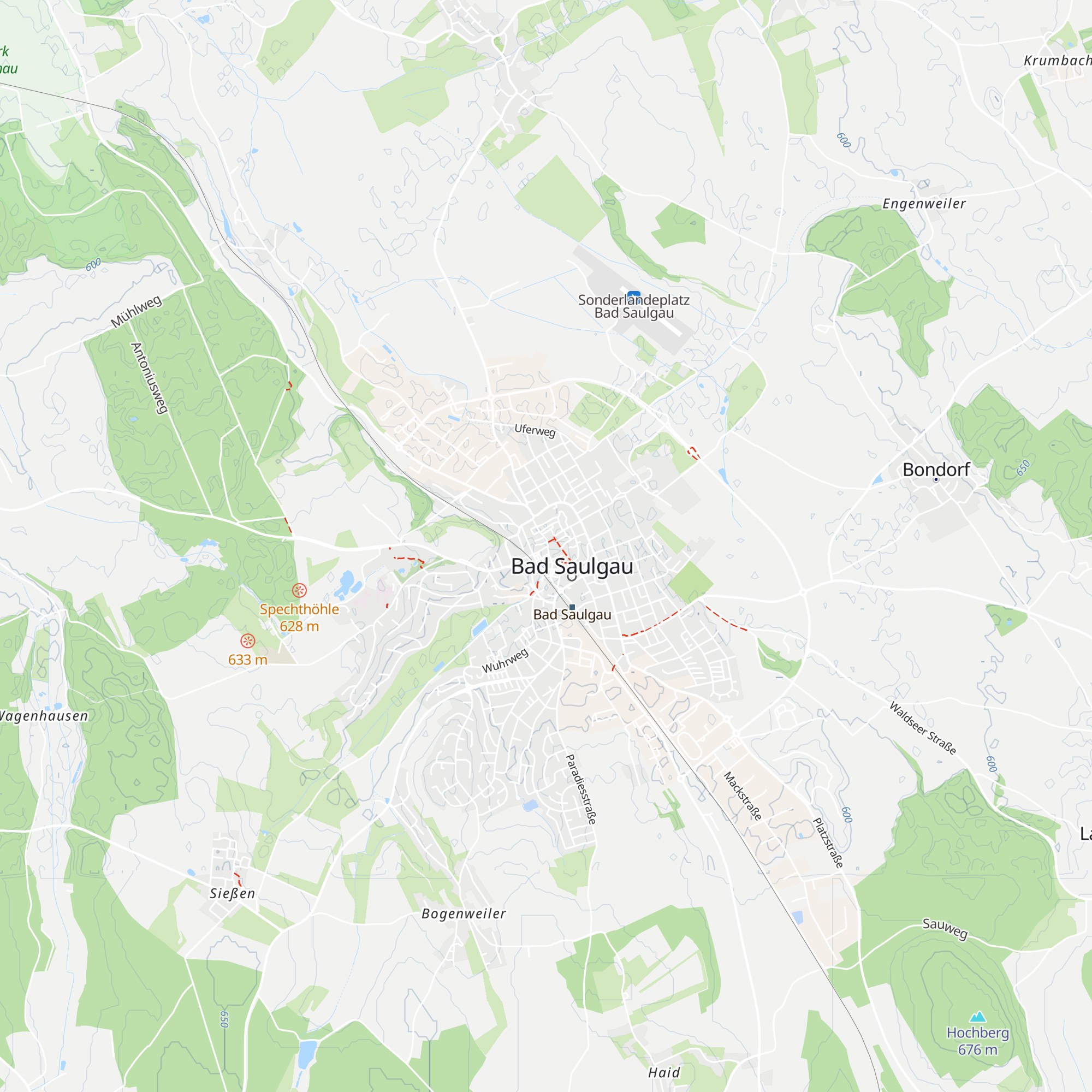 Tourist-Information Bad Saulgau map