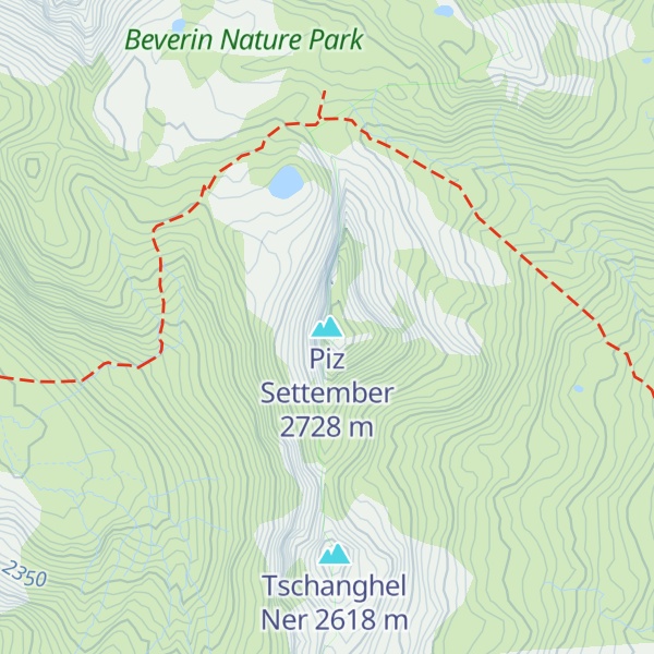 Map of Piz Settember