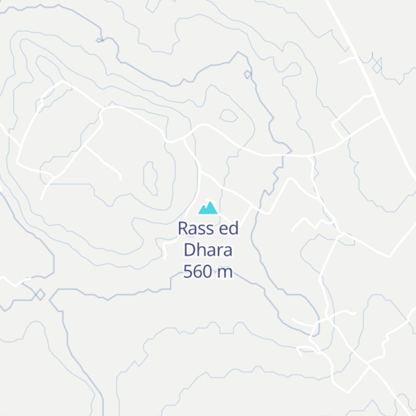 Map of Rass ed Dhara