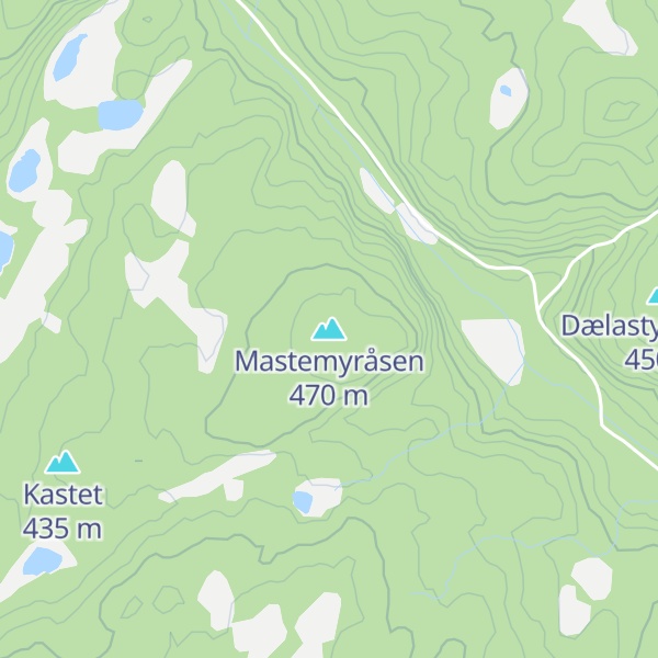 Map of Mastemyråsen