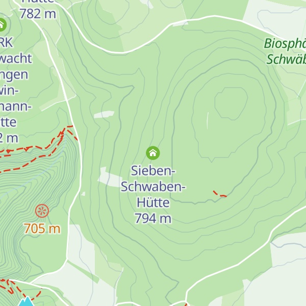 Map of Sieben-Schwaben-Hütte