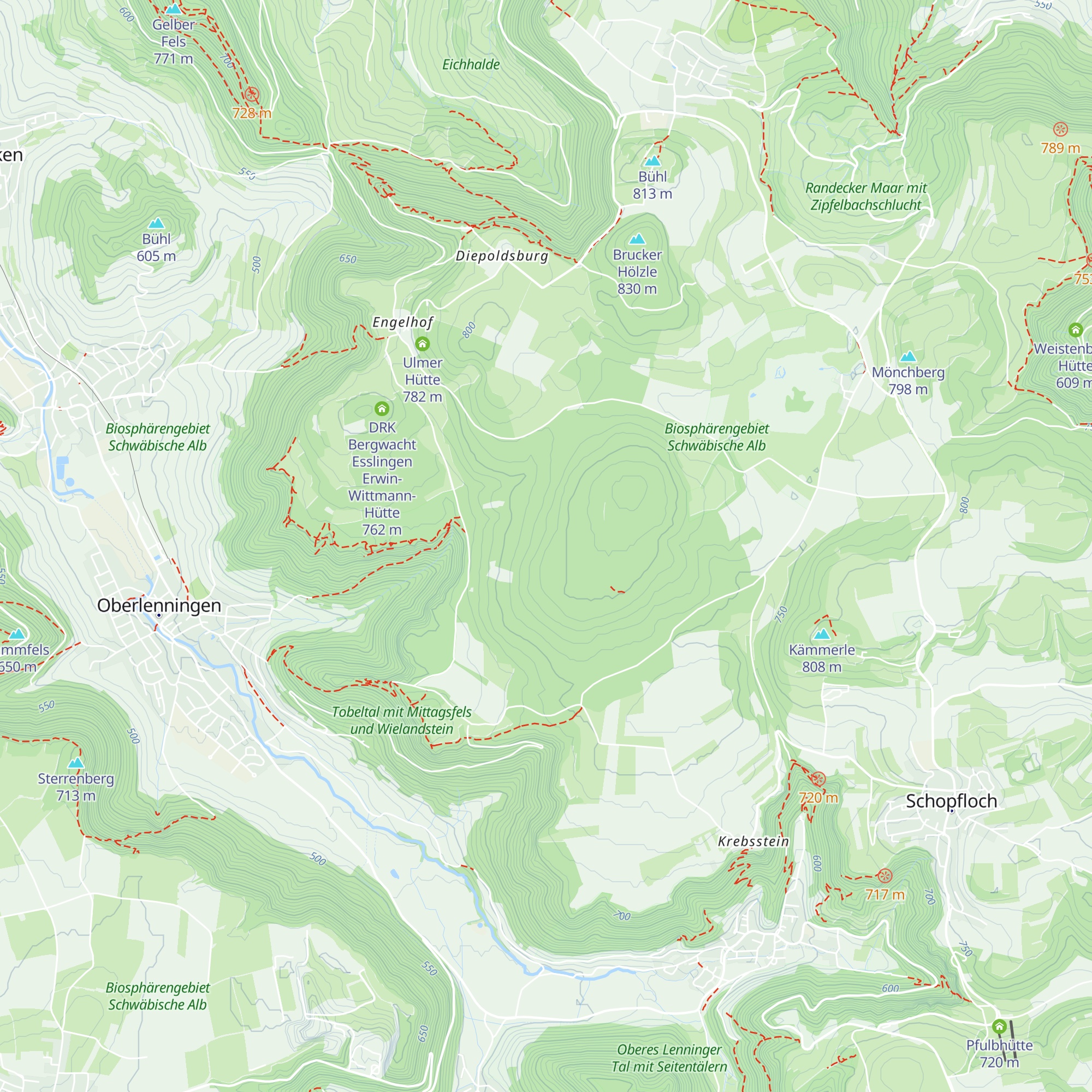 Sieben-Schwaben-Hütte map