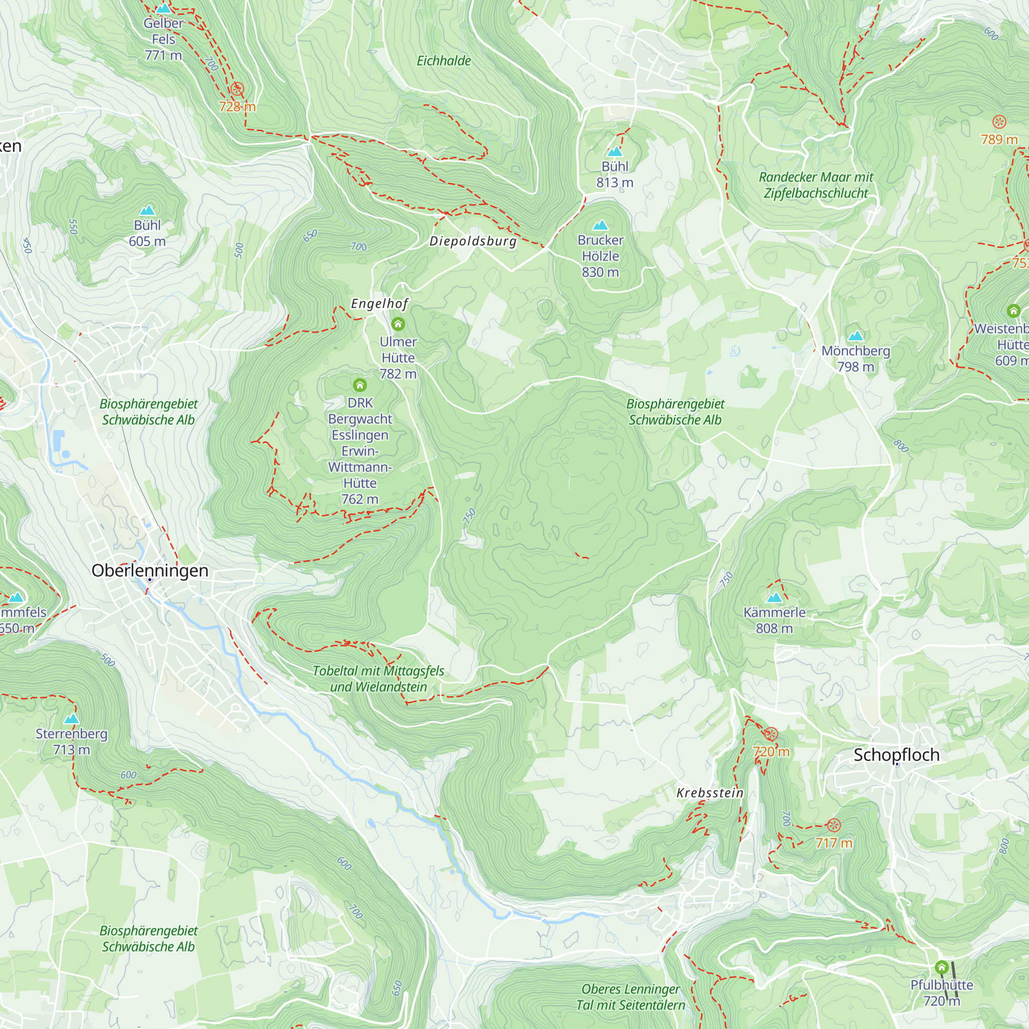 Sieben-Schwaben-Hütte map