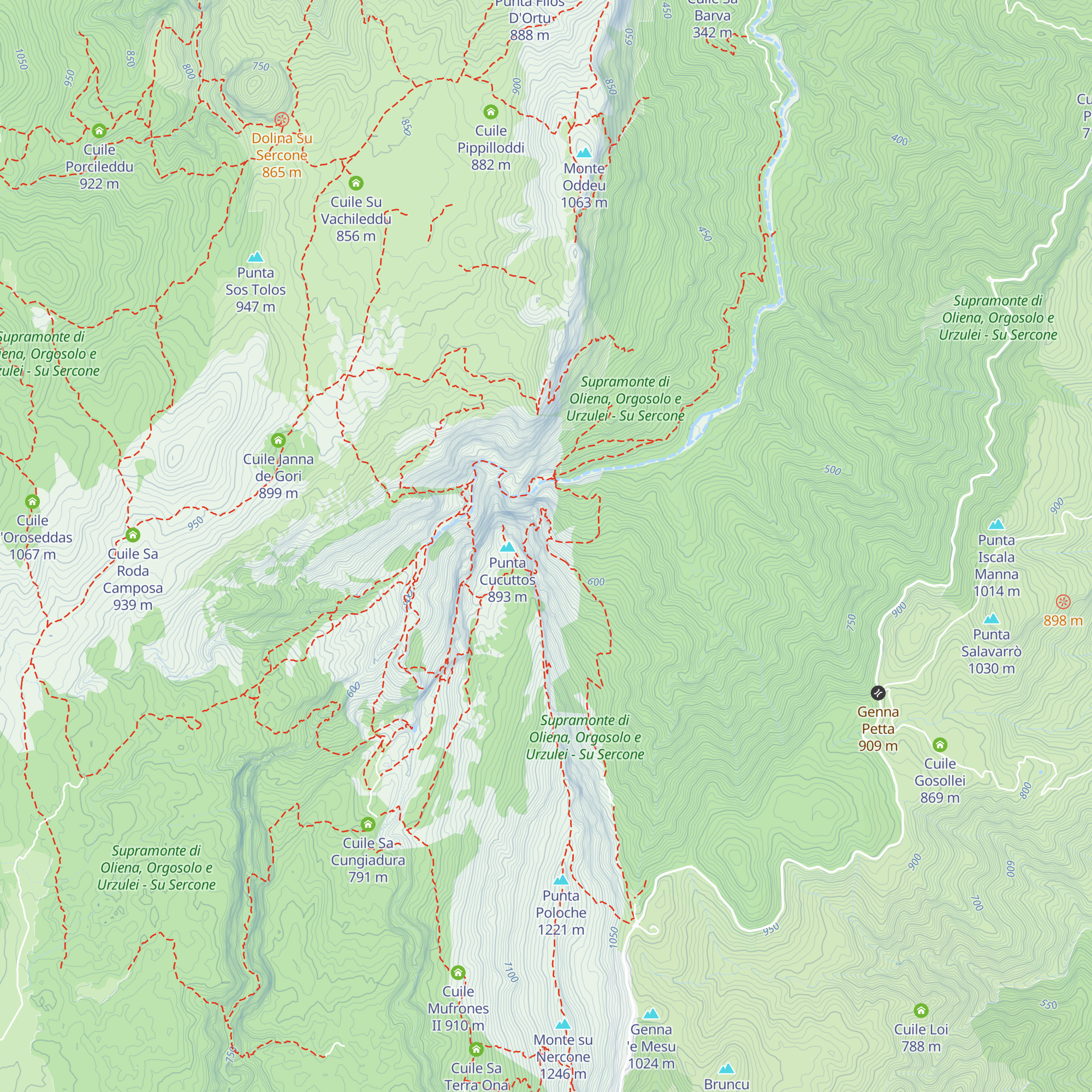 Cuile Or Seddas map