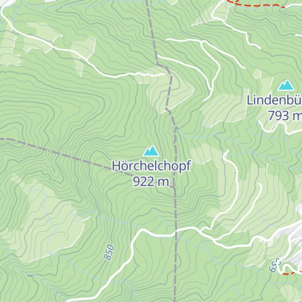 Map of Hörchelchopf