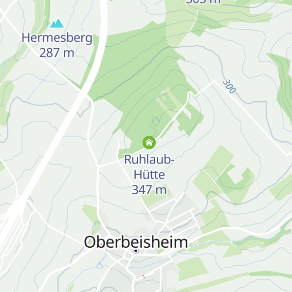Map of Knüllwaldhütte