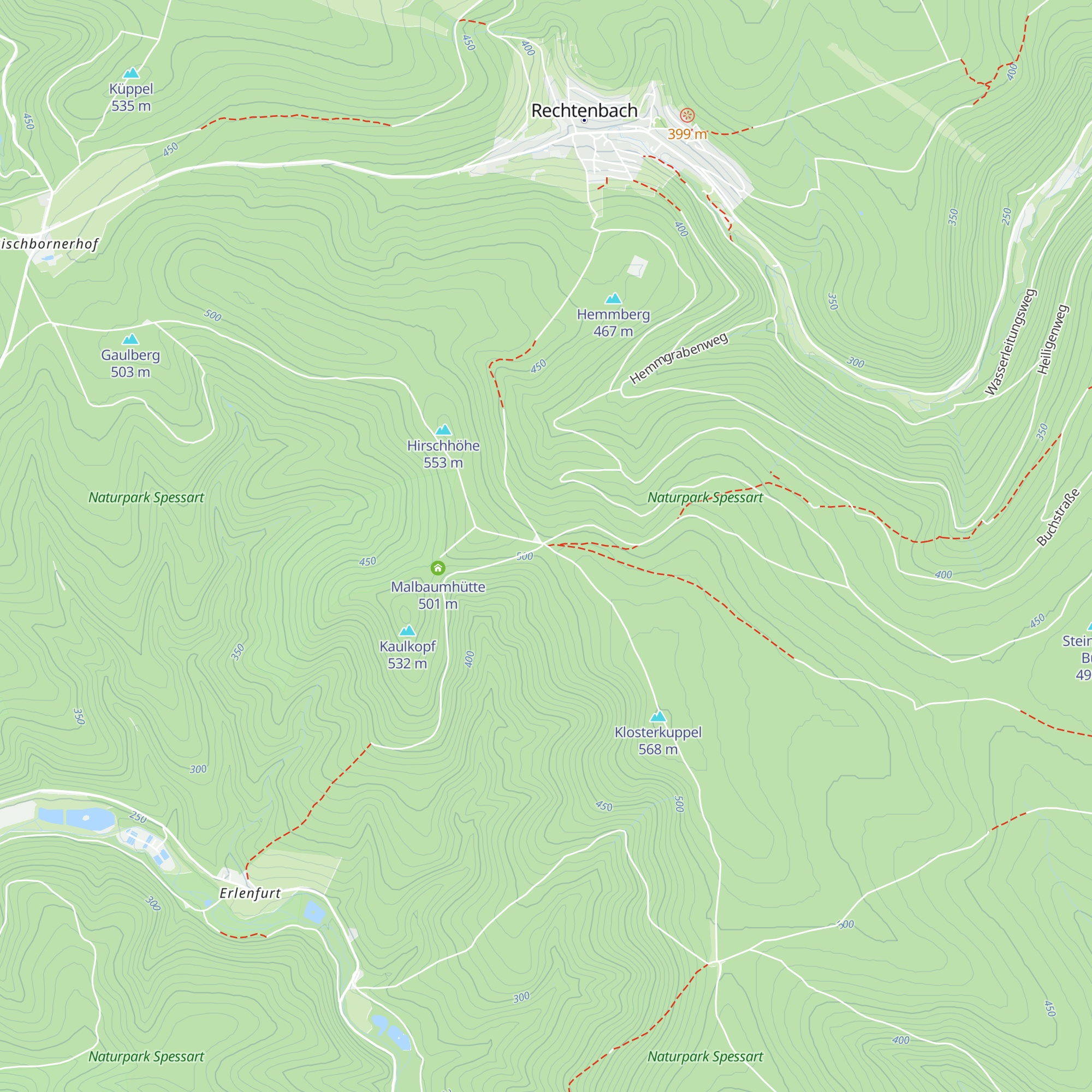 Knorz-Hütte map