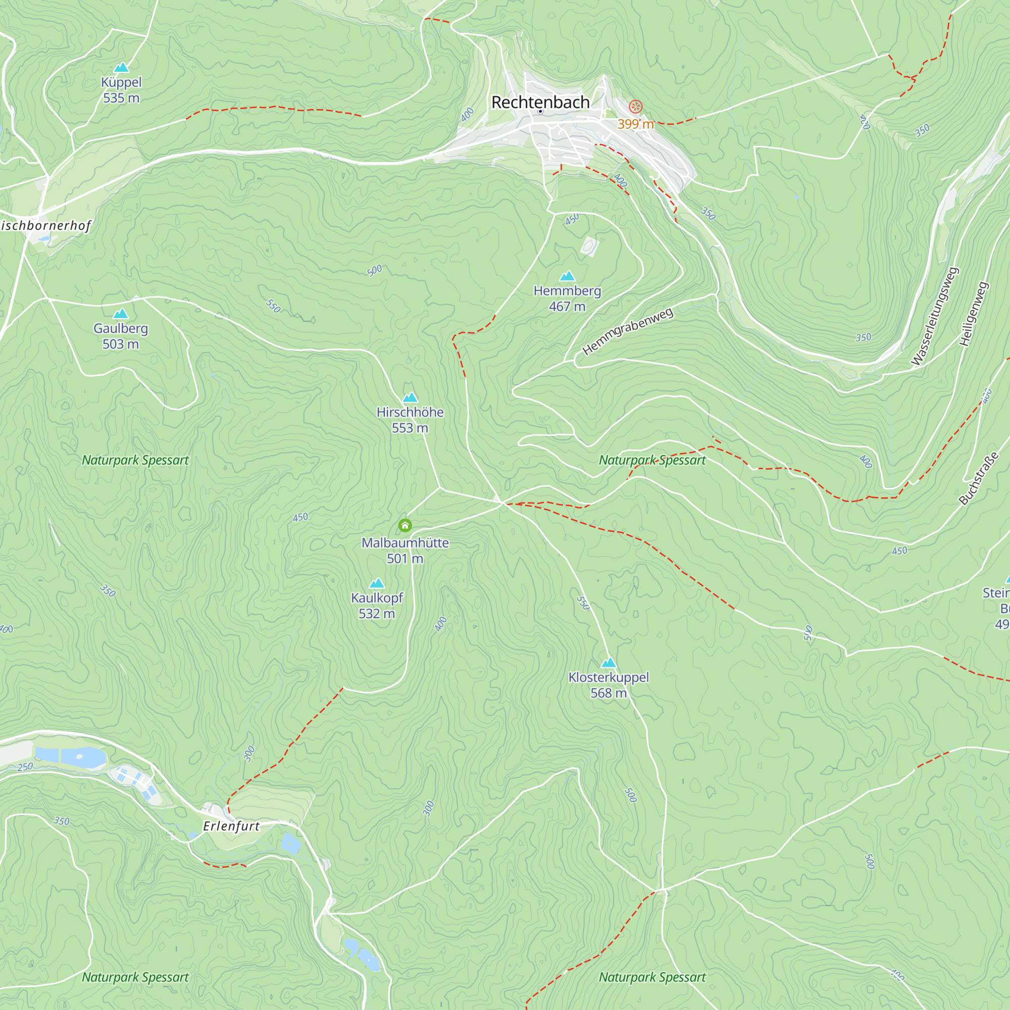 Knorz-Hütte map