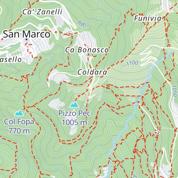 Map of Agriturismo Costa del Coldara