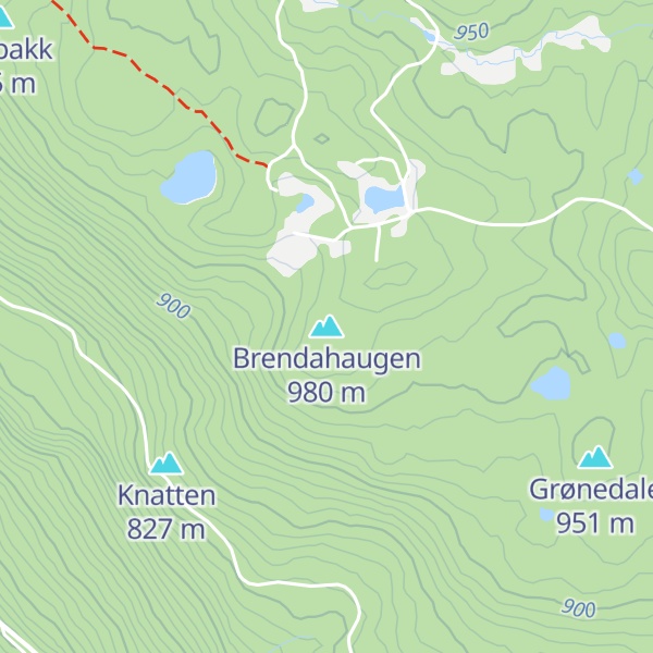 Map of Brendahaugen