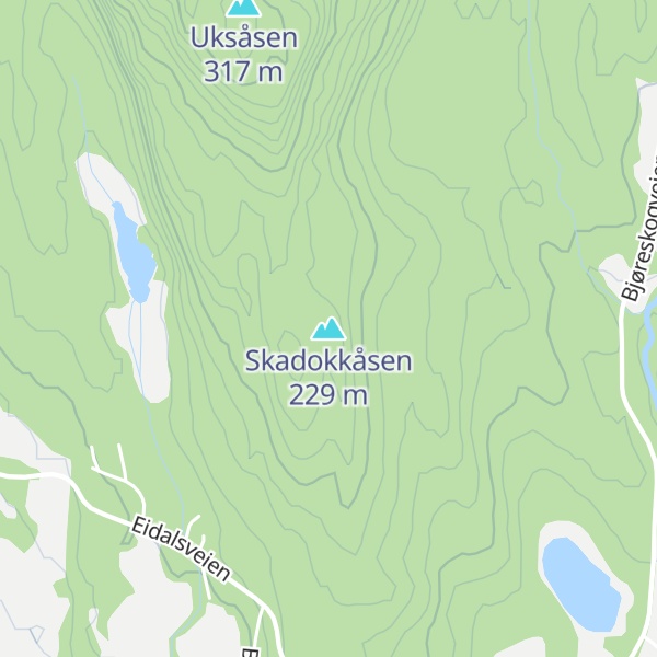 Map of Skadokkåsen