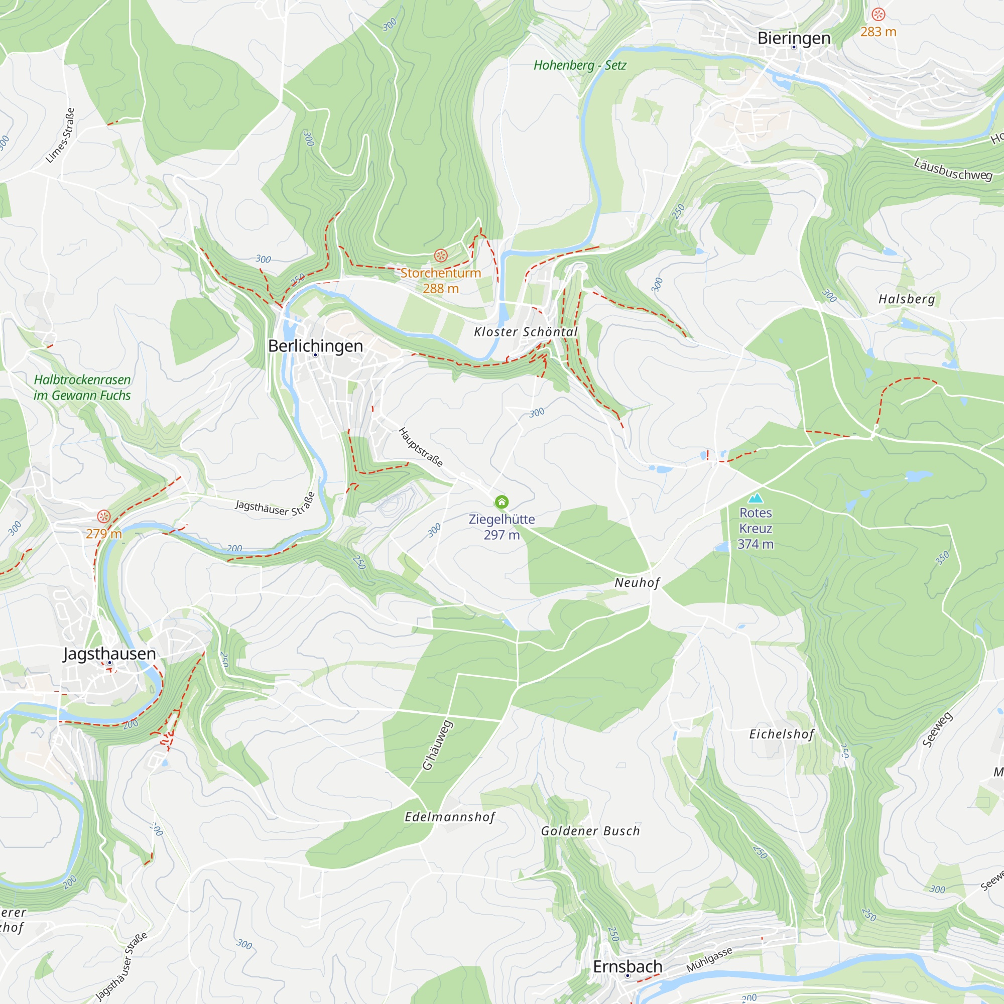 Ziegelhütte map