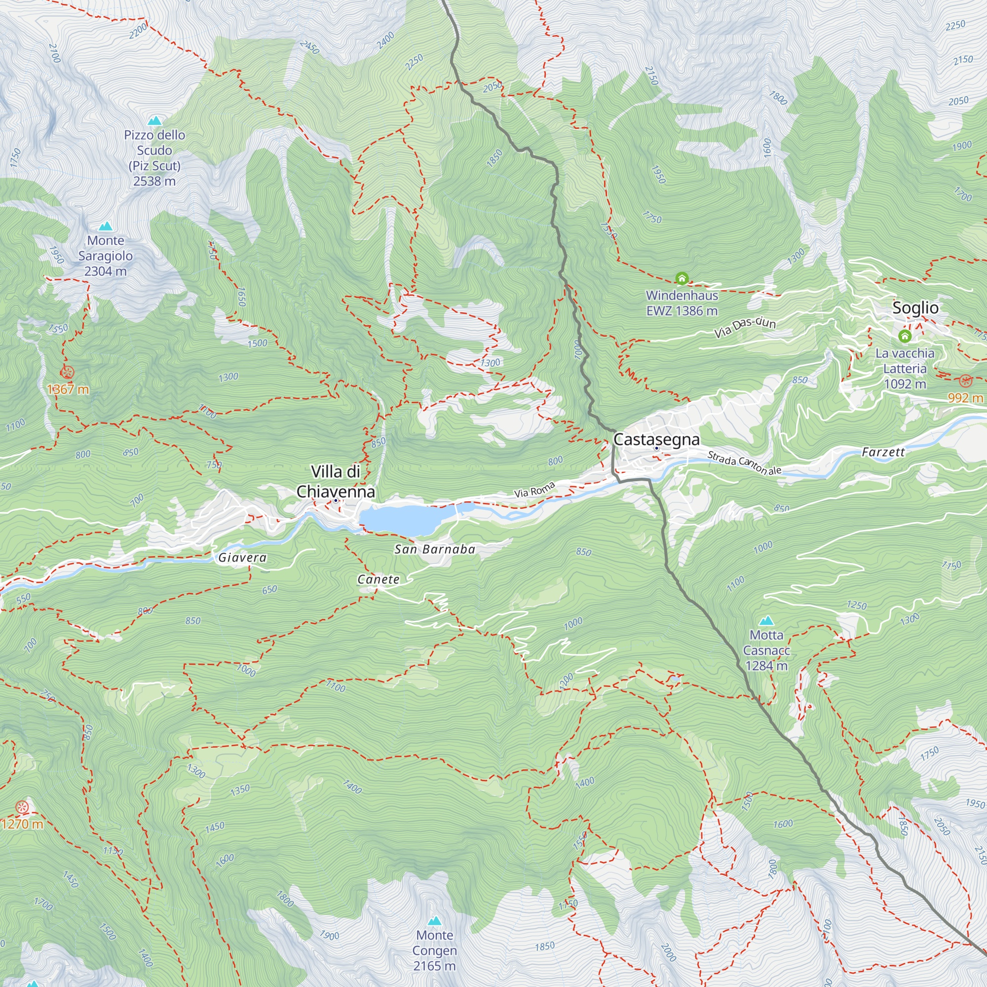 Crotto Ghiggi map