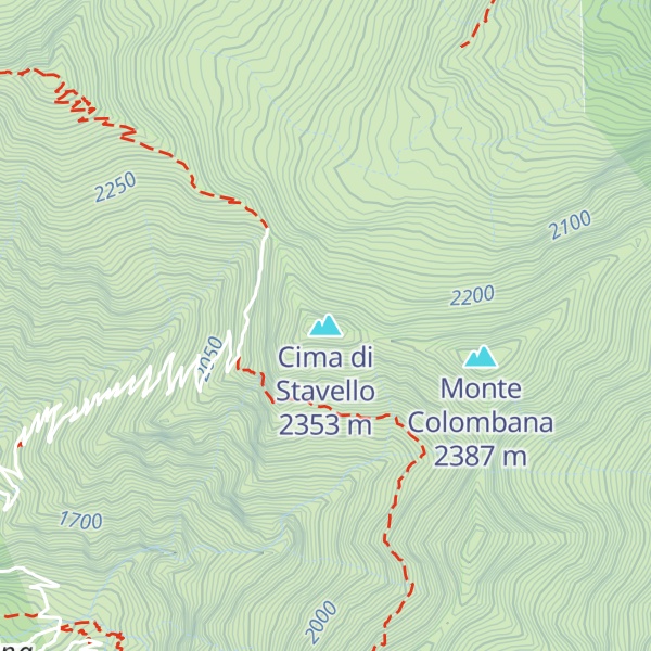 Map of Cima di Stavello