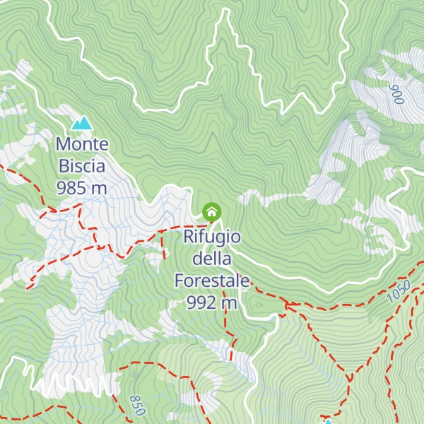 Map of Rifugio della Forestale