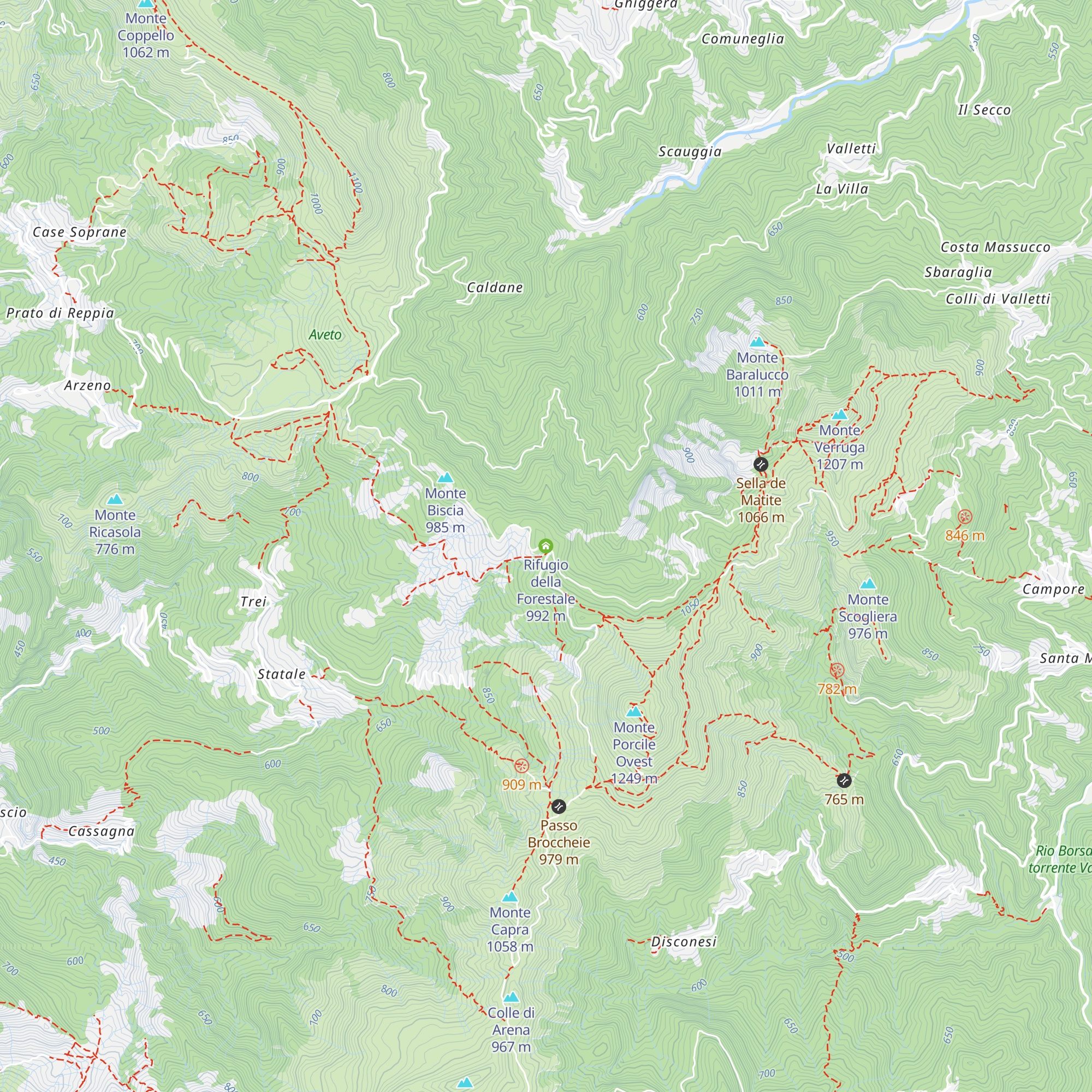 Rifugio della Forestale map