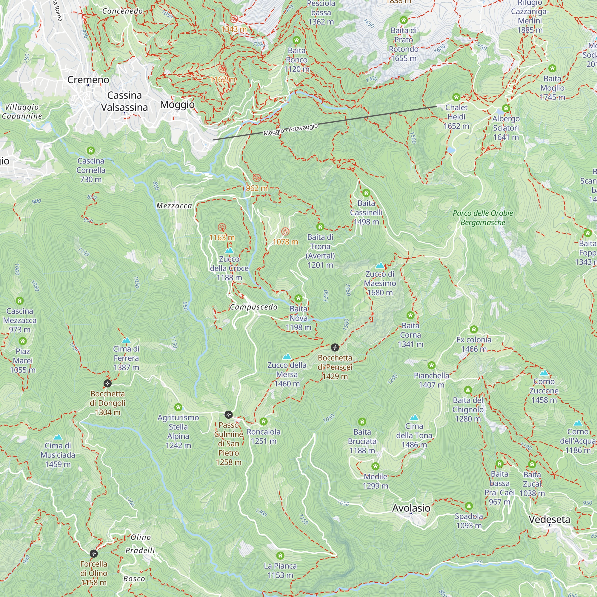 Baita Nova map