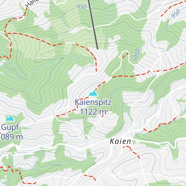 Map of Kaienspitz