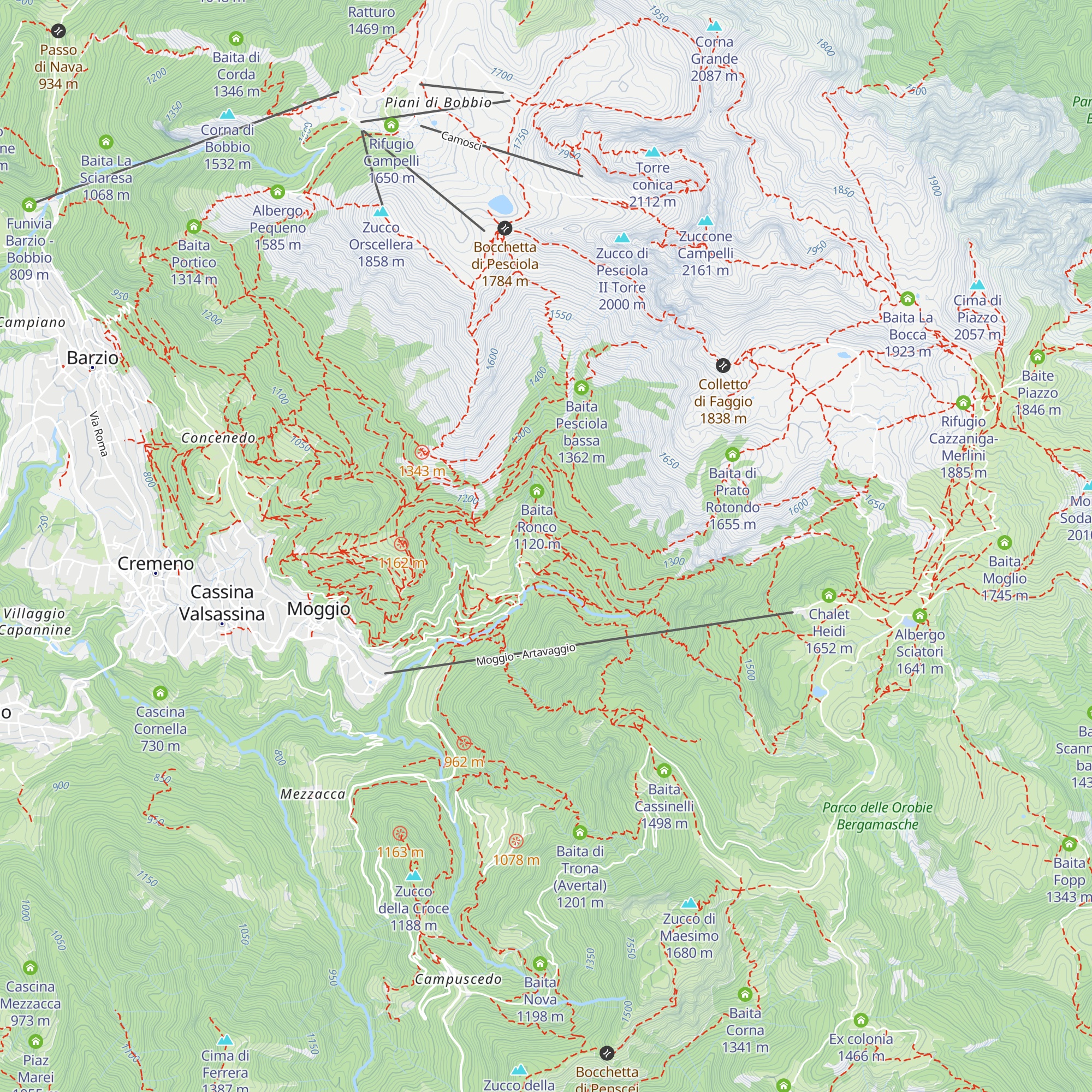 La Gallinetta map