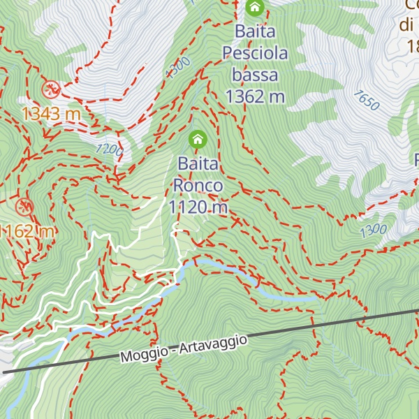Map of La Gallinetta
