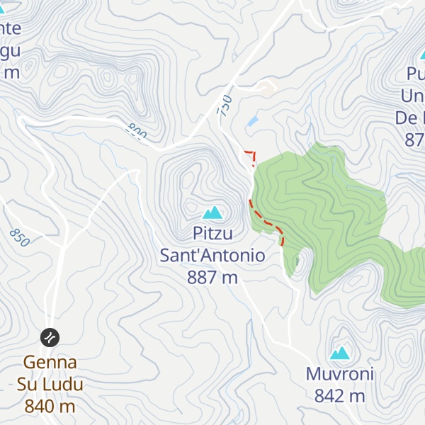 Map of Pitzu Sant'Antonio
