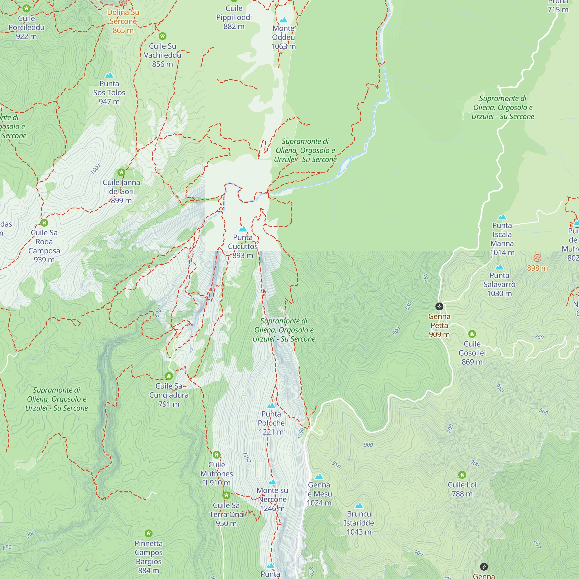 Cuile Costa Silana map