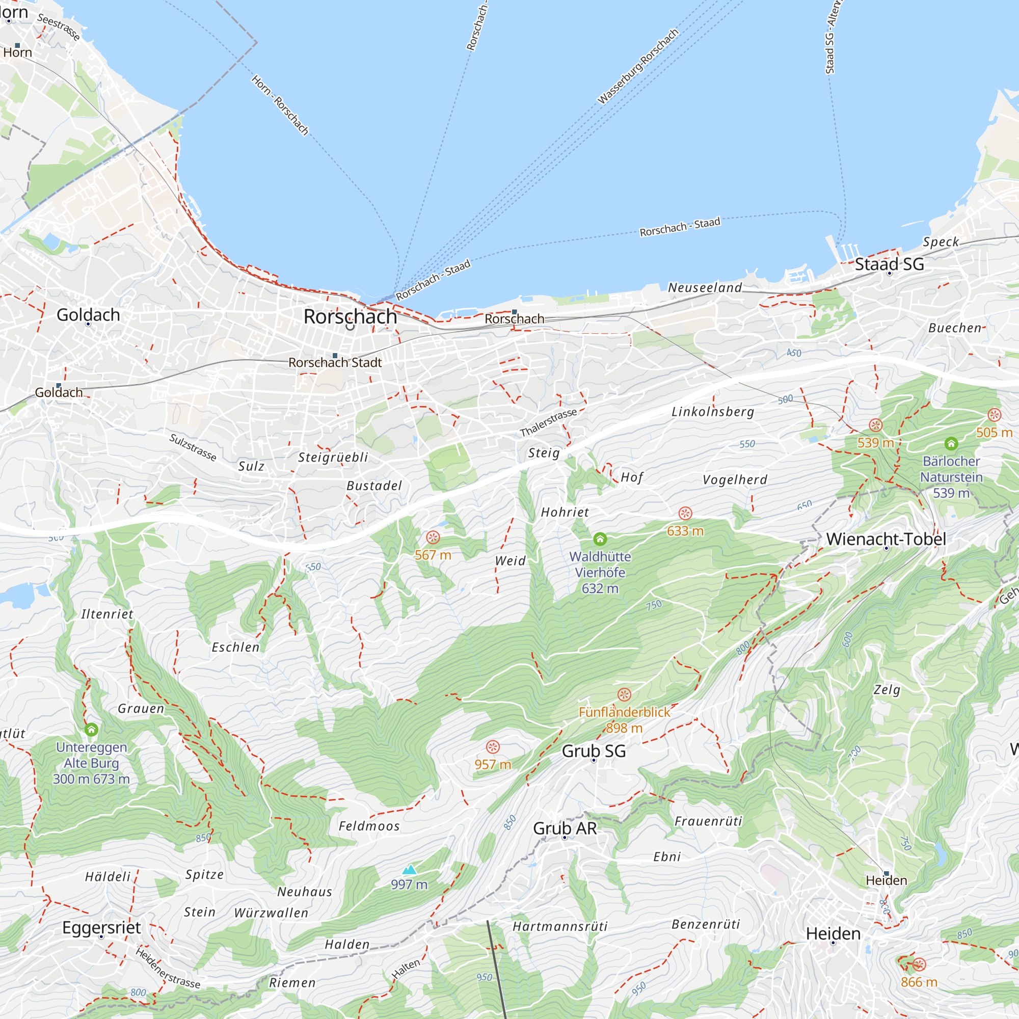 Hüttenmoos map