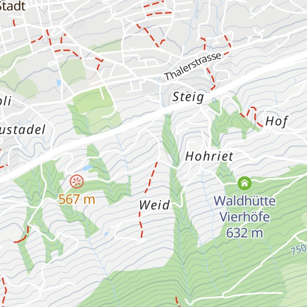 Map of Hüttenmoos